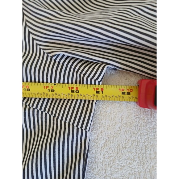 KontroL Contemporary Women’s Striped Flower Embroidered Shirt Blouse Size Large - Picture 13 of 16